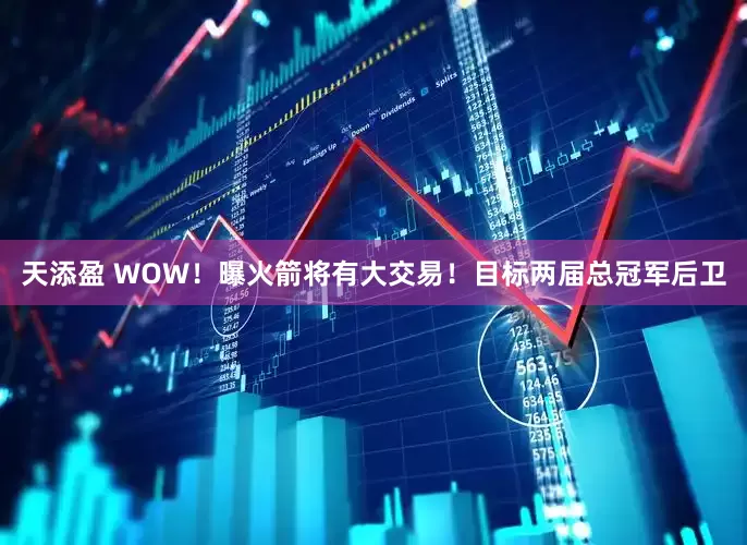 天添盈 WOW！曝火箭将有大交易！目标两届总冠军后卫